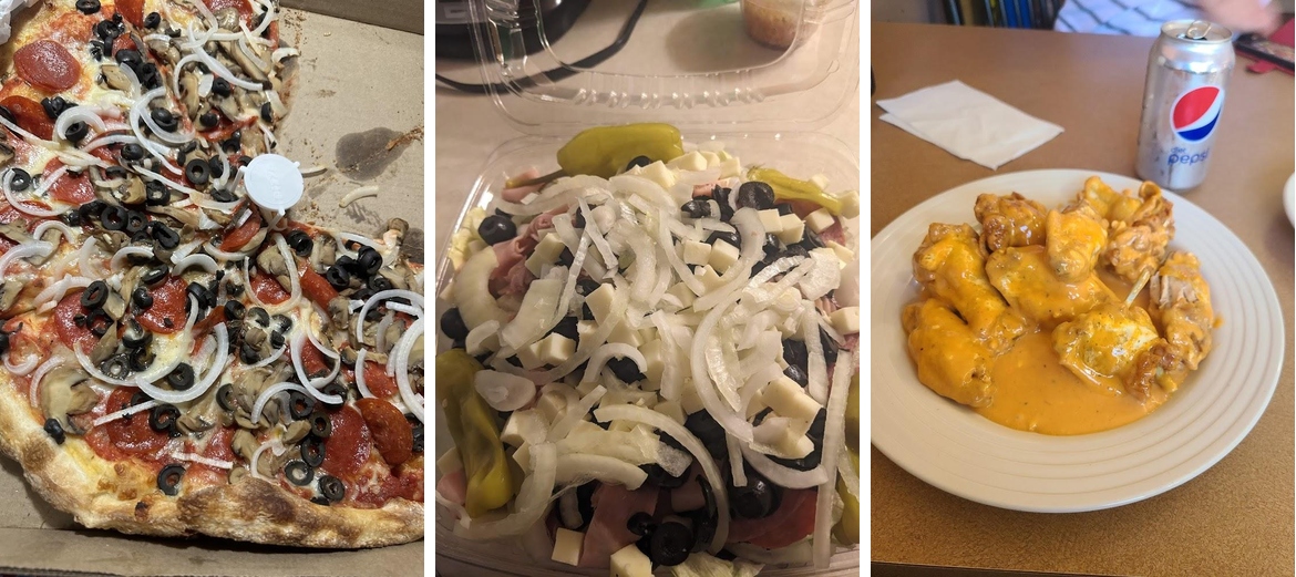 Giovanni's The Big Cheese Menu